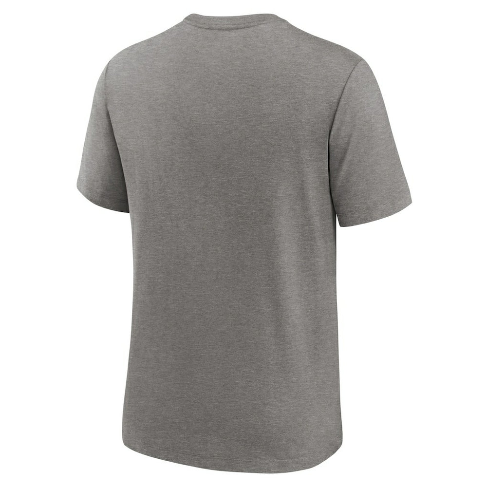 Los Angeles Chargers Team Tri-Blend T-Shirt Heather Charcoal