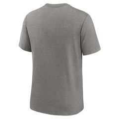Los Angeles Chargers Team Tri-Blend T-Shirt Heather Charcoal