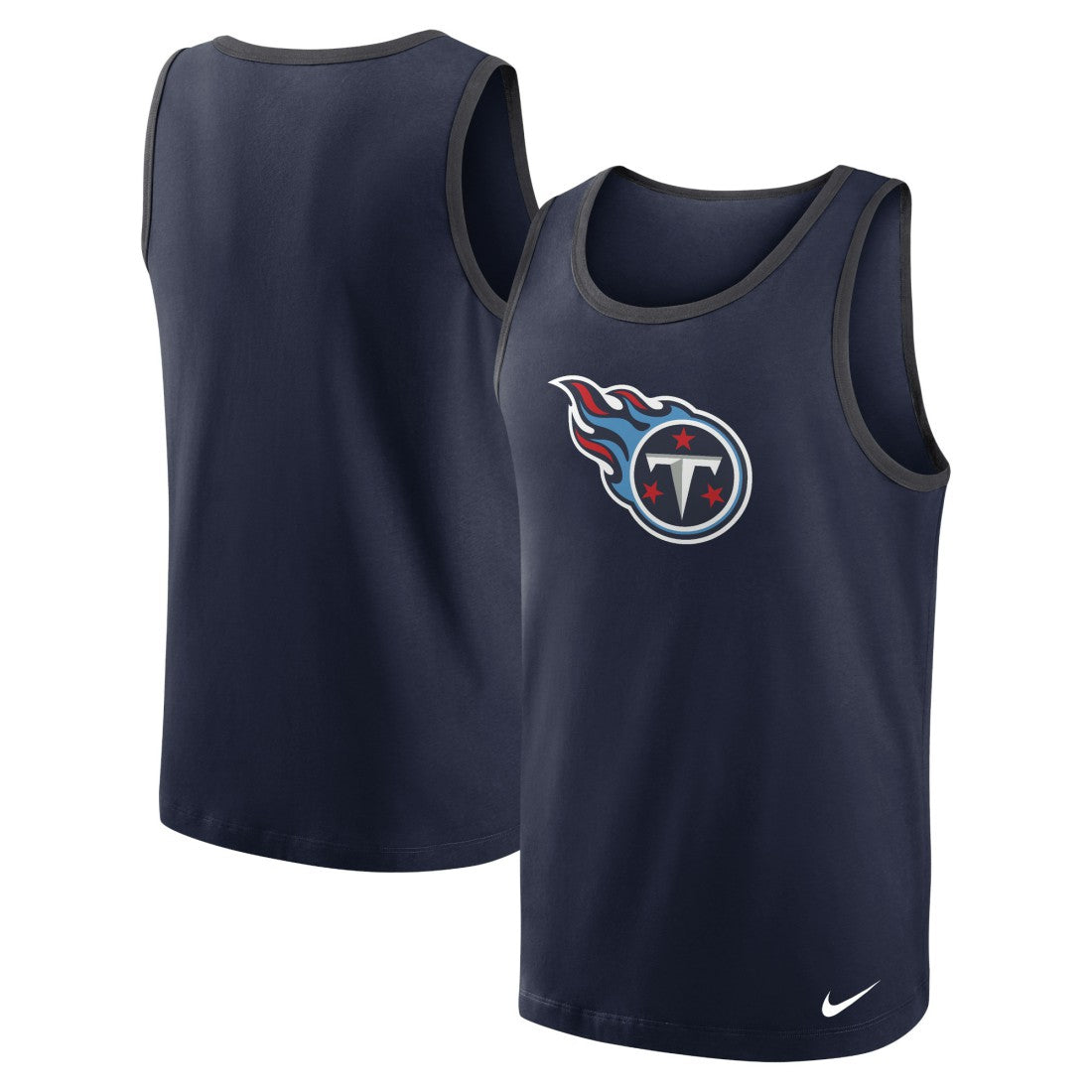 Tennessee Titans Tri-Blend Tank Top Navy