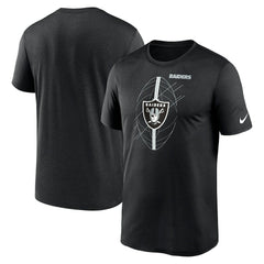 Las Vegas Raiders Big & Tall Legend Icon Performance T-Shirt Black
