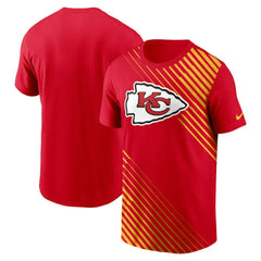 Kansas City Chiefs Yard Line Fashion Asbury T-Shirt Red
