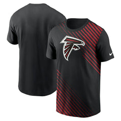Atlanta Falcons Yard Line Fashion Asbury T-Shirt Black