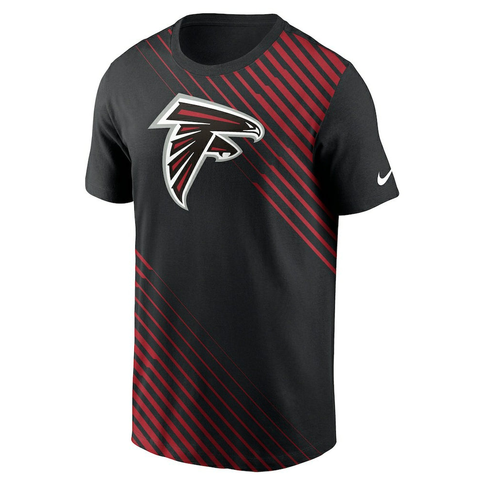 Atlanta Falcons Yard Line Fashion Asbury T-Shirt Black
