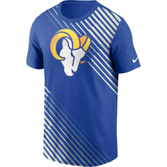 Los Angeles Rams Yard Line Fashion Asbury T-Shirt Royal