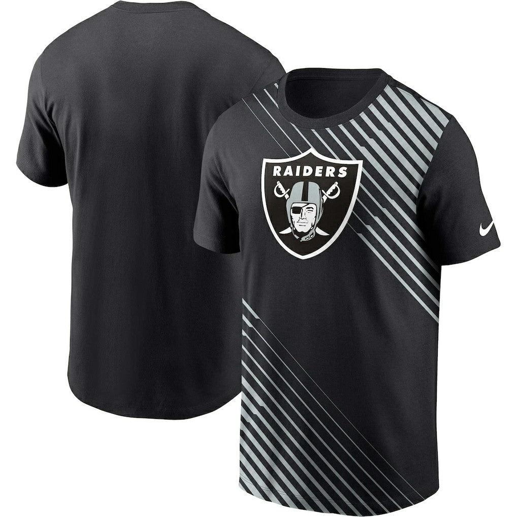 Las Vegas Raiders Yard Line Fashion Asbury T-Shirt Black