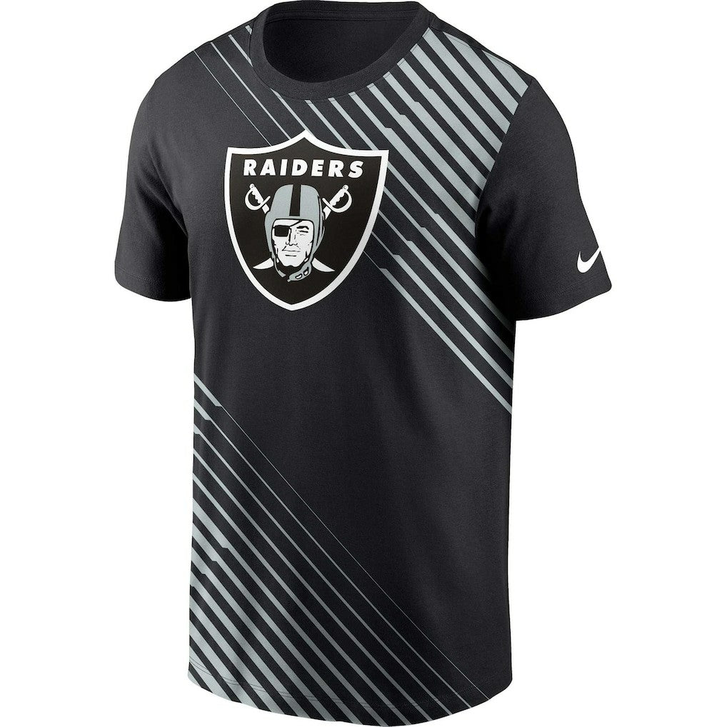 Las Vegas Raiders Yard Line Fashion Asbury T-Shirt Black