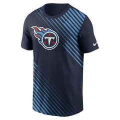 Tennessee Titans Yard Line Fashion Asbury T-Shirt Navy