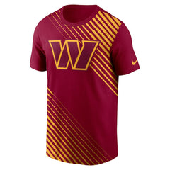 Washington Commanders Yard Line Fashion Asbury T-Shirt Burgundy