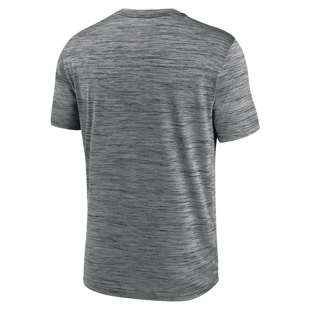 New York Giants Yardline Velocity Performance T-Shirt Gray