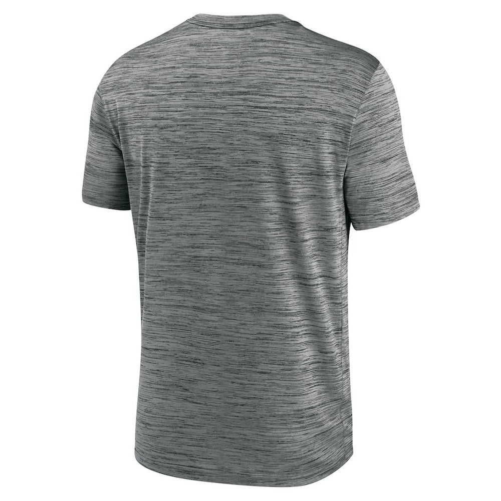 New York Giants Yardline Velocity Performance T-Shirt Gray