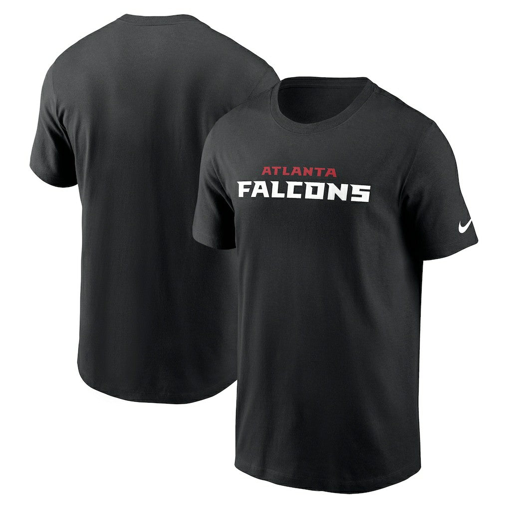 Atlanta Falcons Team Wordmark Essential T-Shirt Black