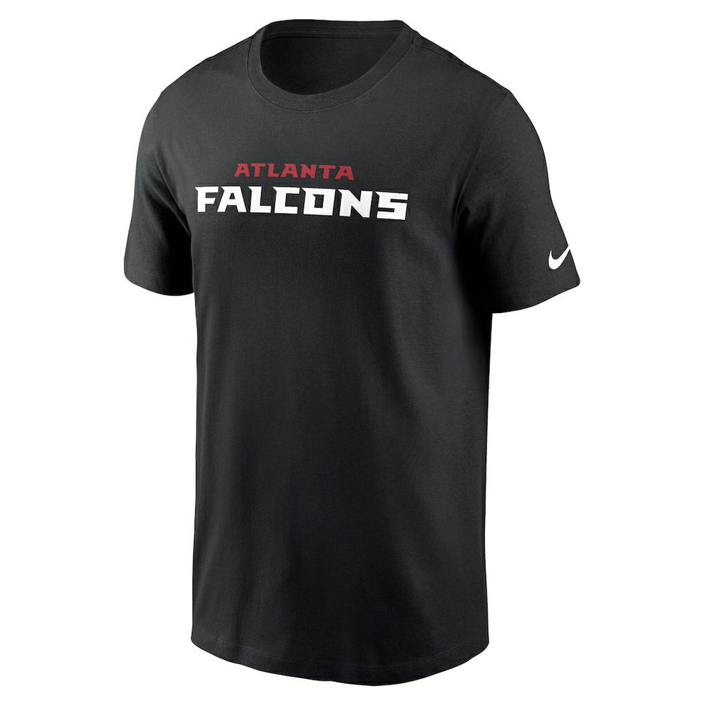 Atlanta Falcons Team Wordmark Essential T-Shirt Black