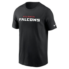 Atlanta Falcons Team Wordmark Essential T-Shirt Black