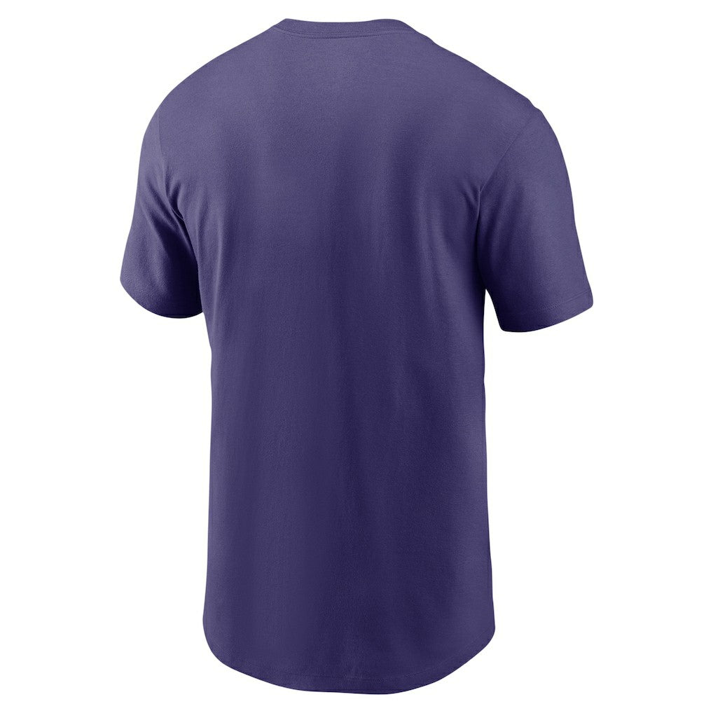 Baltimore Ravens Team Wordmark Essential T-Shirt Purple