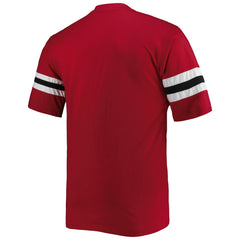Tampa Bay Buccaneers Big & Tall Arm Stripe T-Shirt Red