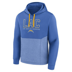 Los Angeles Chargers Successful Tri-Blend Pullover Hoodie Powder Blue
