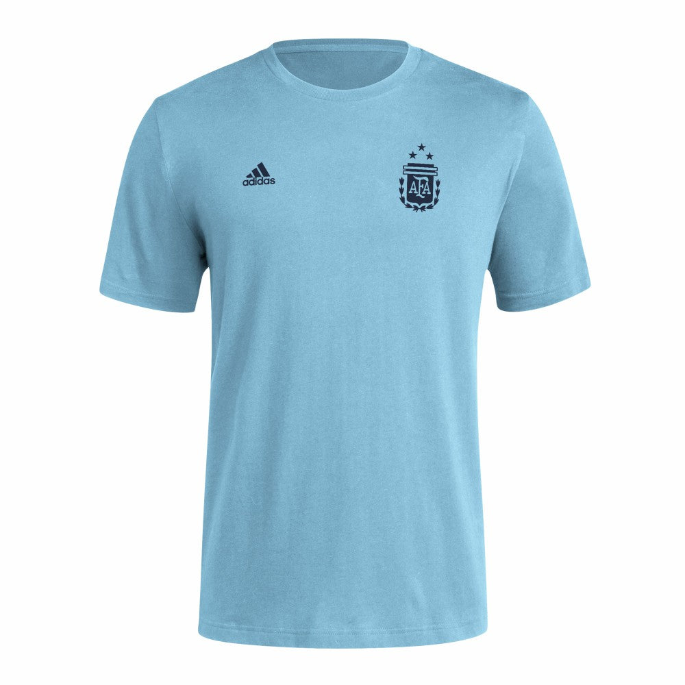 Argentina National Team Crest T-Shirt Light Blue shop