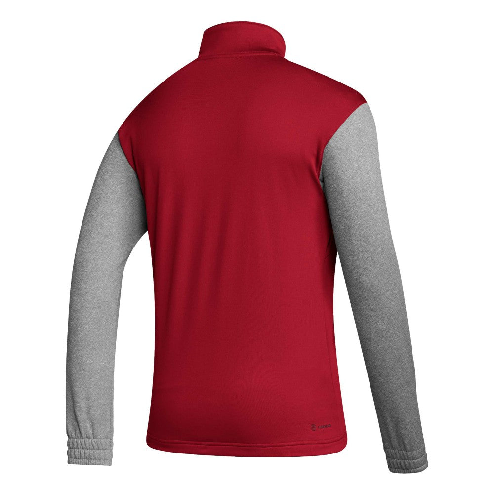 Spain National Team Crest Long Sleeve Half-Zip Top Red