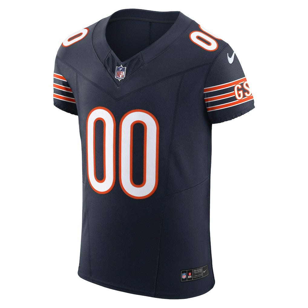 Chicago Bears Vapor F.U.S.E. Elite Custom Jersey Navy