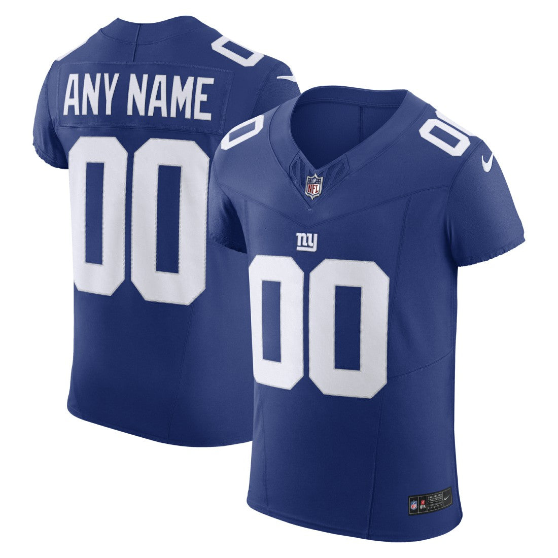New York Giants Vapor F.U.S.E. Elite Custom Jersey Royal