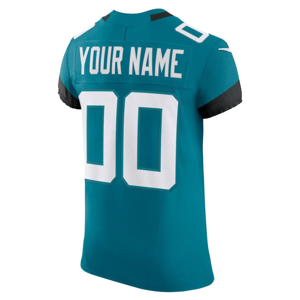 Jacksonville Jaguars Vapor F.U.S.E. Elite Custom Jersey Teal