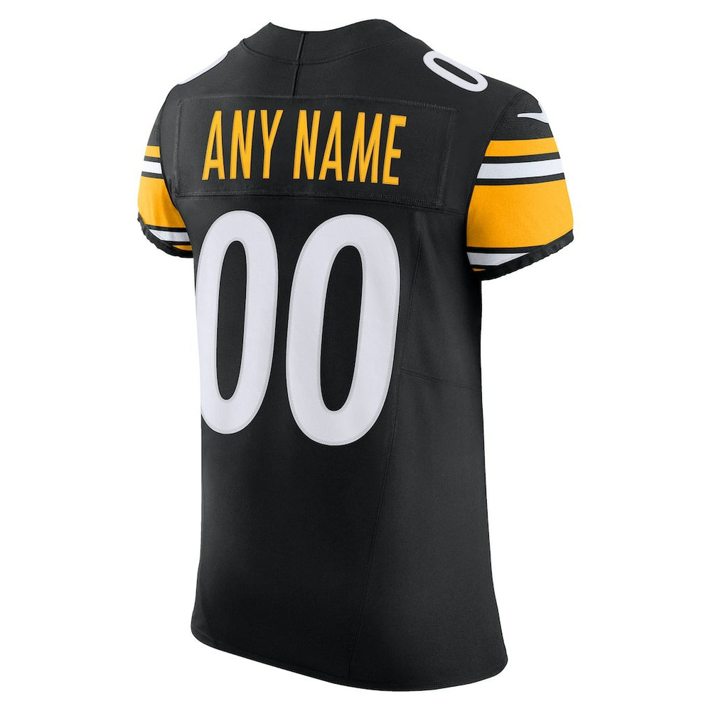 Pittsburgh Steelers Vapor F.U.S.E. Elite Custom Jersey Black