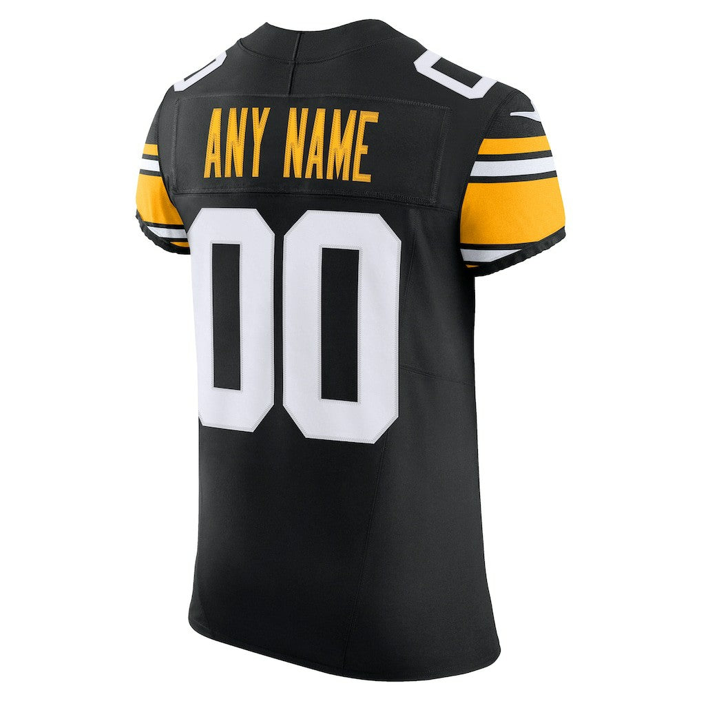 Pittsburgh Steelers Vapor F.U.S.E. Elite Custom Jersey Black
