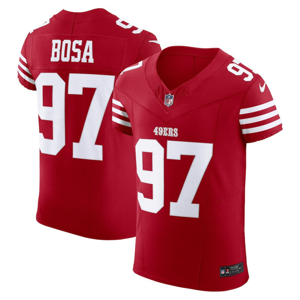 Nick Bosa San Francisco 49ers Vapor F.U.S.E. Elite Jersey Scarlet