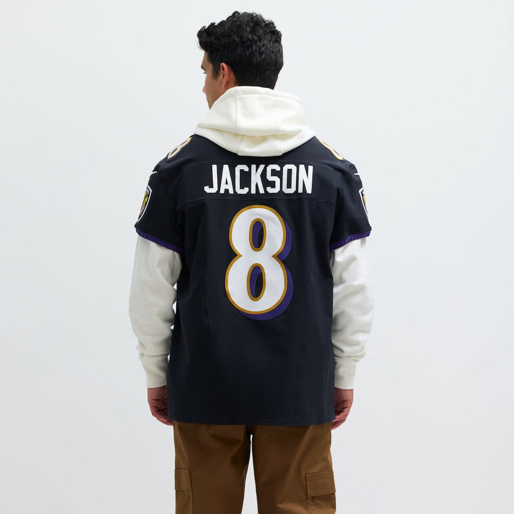 Lamar Jackson Baltimore Ravens Alternate Vapor F.U.S.E. Elite Jersey Black