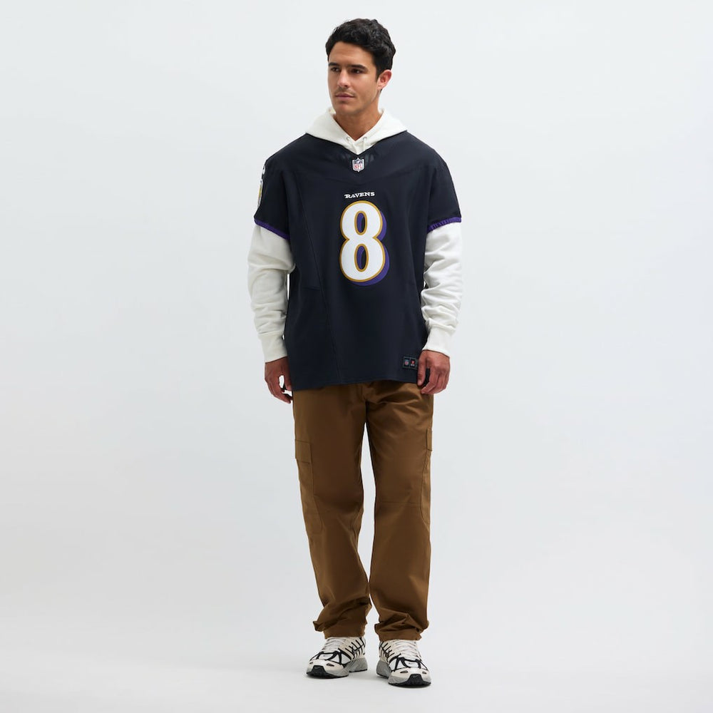 Lamar Jackson Baltimore Ravens Alternate Vapor F.U.S.E. Elite Jersey Black