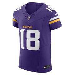 NFL Justin Jefferson Minnesota Vikings Vapor F.U.S.E. Elite Jersey - Purple
