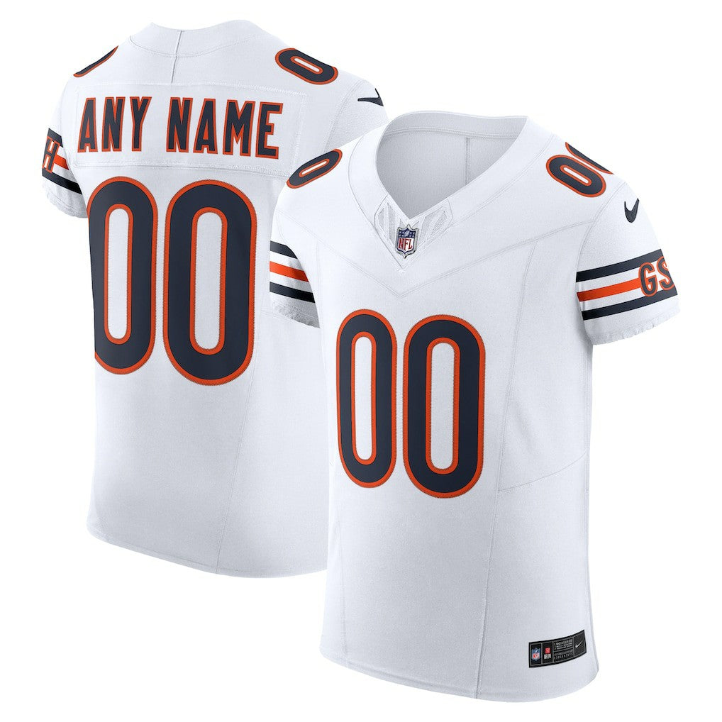 Chicago Bears Vapor F.U.S.E. Elite Custom Jersey White