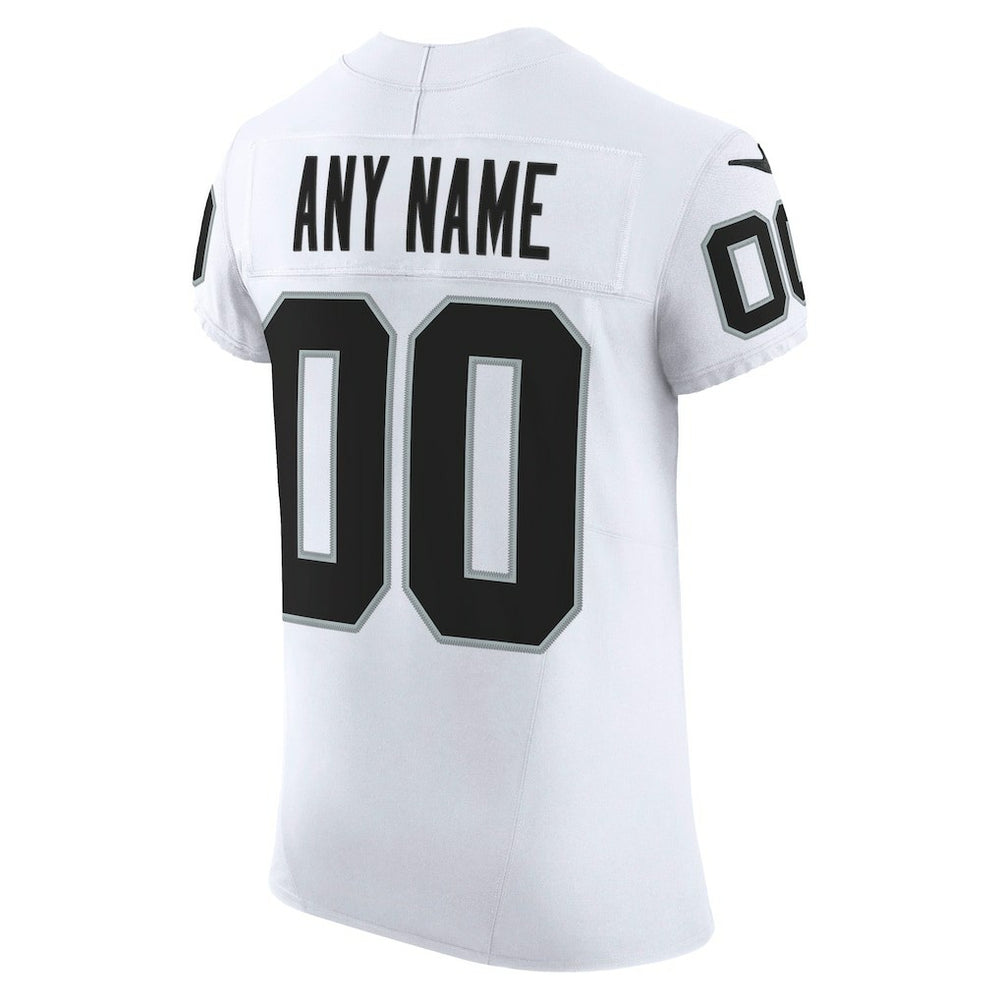 Las Vegas Raiders Vapor F.U.S.E. Elite Custom Jersey White