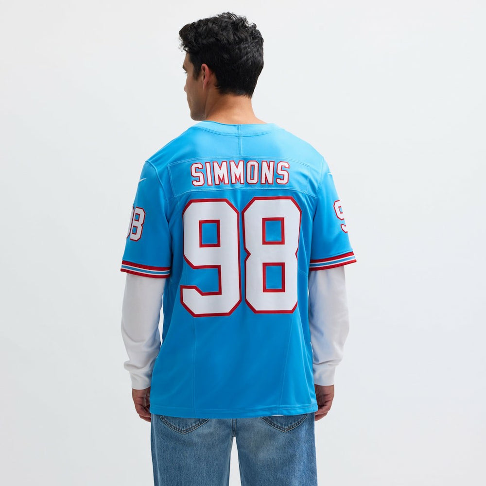 Jeffery Simmons Tennessee Titans Vapor F.U.S.E. Limited Jersey Light Blue
