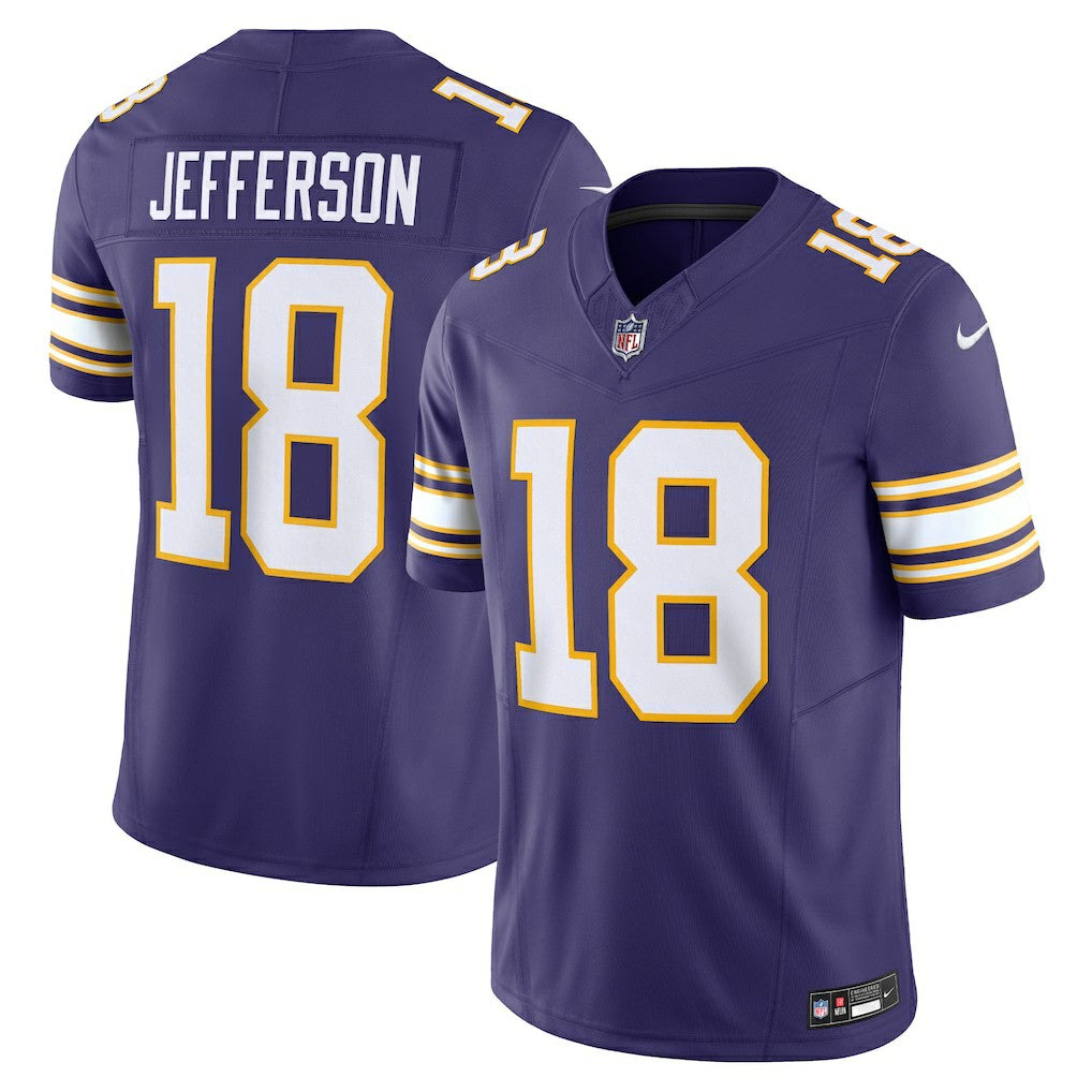 NFL Justin Jefferson Minnesota Vikings Vapor F.U.S.E. Limited Jersey - Purple