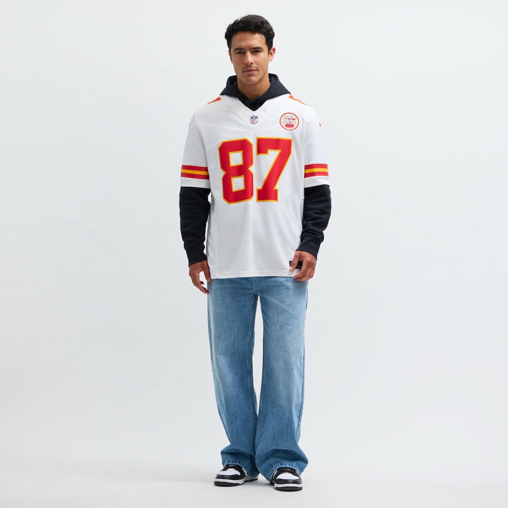 Travis Kelce Kansas City Chiefs Vapor F.U.S.E. Limited Jersey White