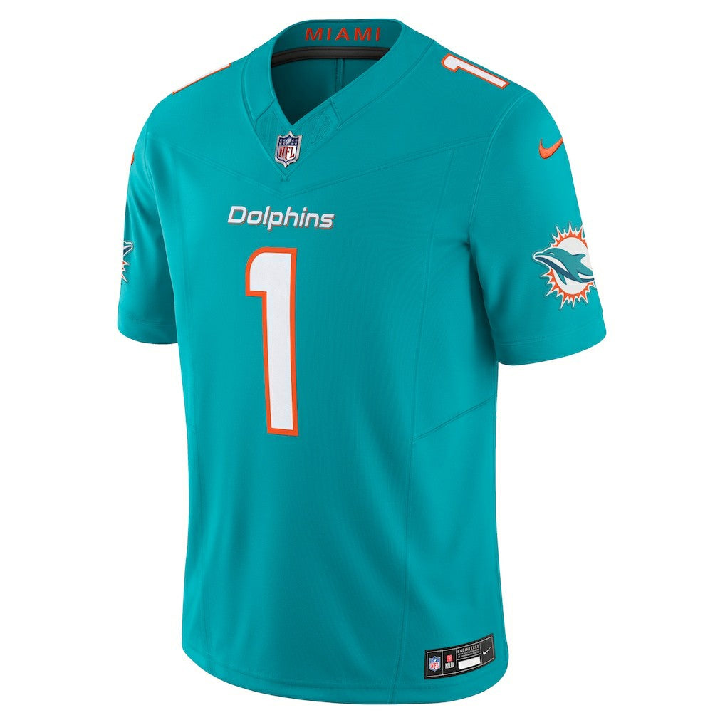 Tua Tagovailoa Miami Dolphins Vapor F.U.S.E. Limited Jersey Aqua