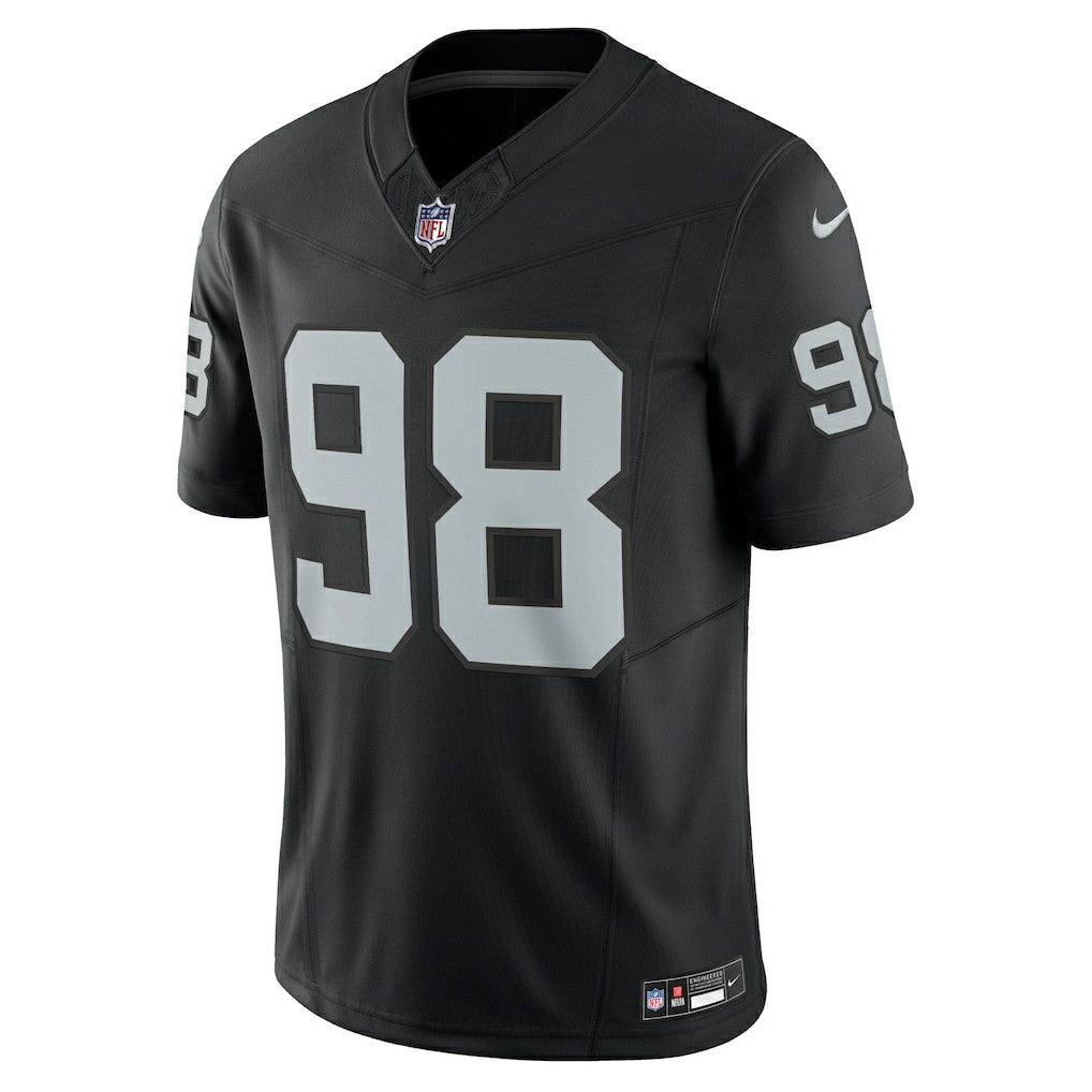 Maxx Crosby Las Vegas Raiders Vapor F.U.S.E. Limited Jersey Black