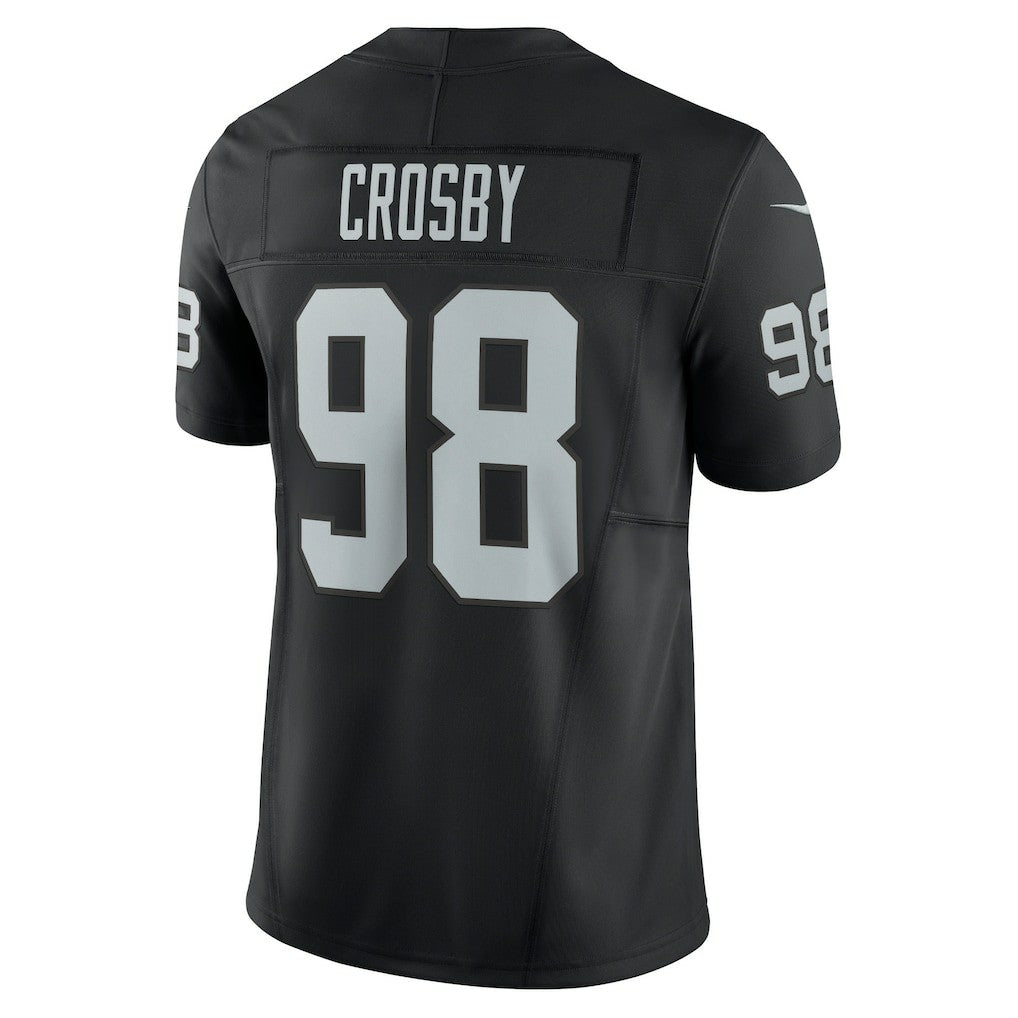Maxx Crosby Las Vegas Raiders Vapor F.U.S.E. Limited Jersey Black