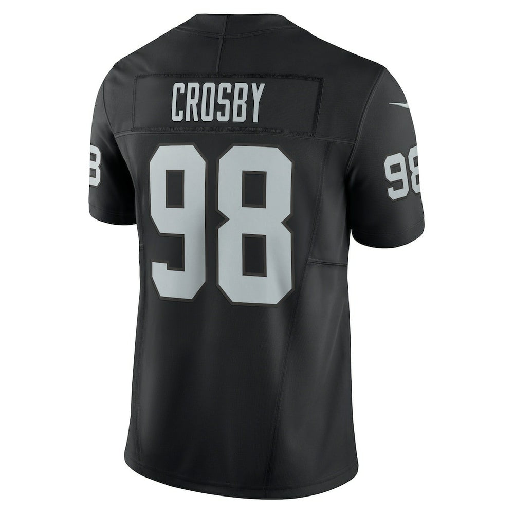Maxx Crosby Las Vegas Raiders Vapor F.U.S.E. Limited Jersey Black