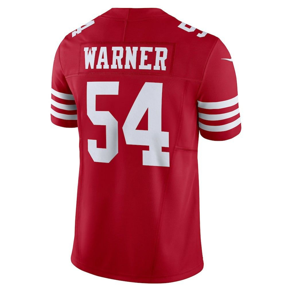 Fred Warner San Francisco 49ers Vapor F.U.S.E. Limited Jersey Scarlet