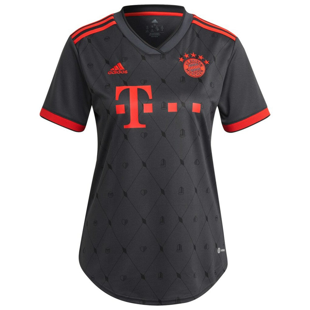 Leroy Sané Bayern Munich Women's 2022/23 Third Replica Player Jersey Charcoal