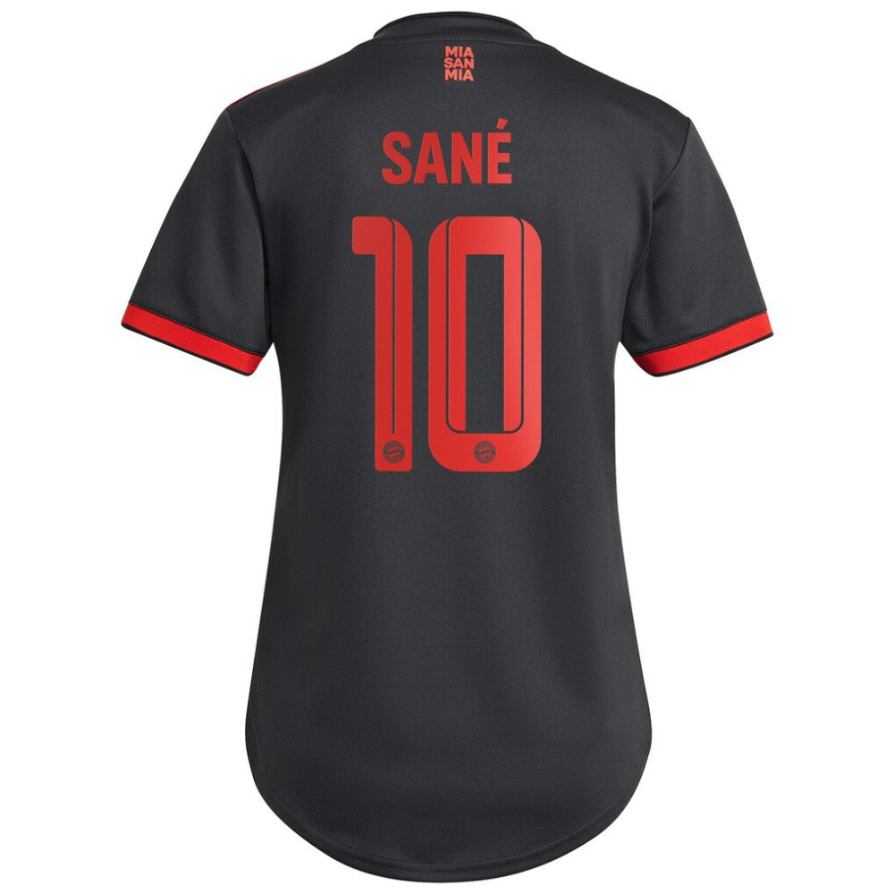 Leroy Sané Bayern Munich Women's 2022/23 Third Replica Player Jersey Charcoal