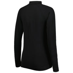 Houston Astros Levelwear Women's Verse Asymmetrical Raglan Tri-Blend Quarter-Zip Jacket - Black Jackets