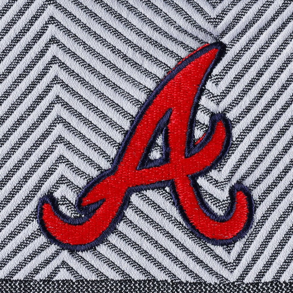 Atlanta Braves Levelwear Women's Verse Asymmetrical Raglan Tri-Blend Quarter-Zip Jacket - Charcoal Jackets