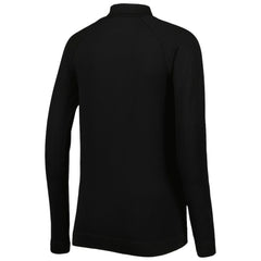 Boston Red Sox Levelwear Women's Verse Asymmetrical Raglan Tri-Blend Quarter-Zip Jacket - Black Jackets