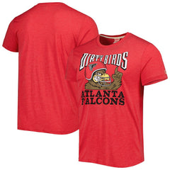 Atlanta Falcons Homage Dirty Birds Hyper Local Tri-Blend T-Shirt Red