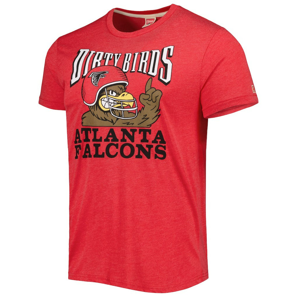 Atlanta Falcons Homage Dirty Birds Hyper Local Tri-Blend T-Shirt Red