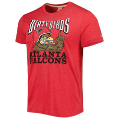Atlanta Falcons Homage Dirty Birds Hyper Local Tri-Blend T-Shirt Red