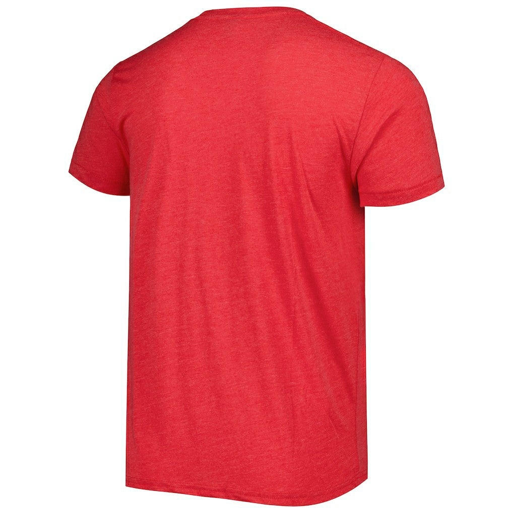 Atlanta Falcons Homage Dirty Birds Hyper Local Tri-Blend T-Shirt Red